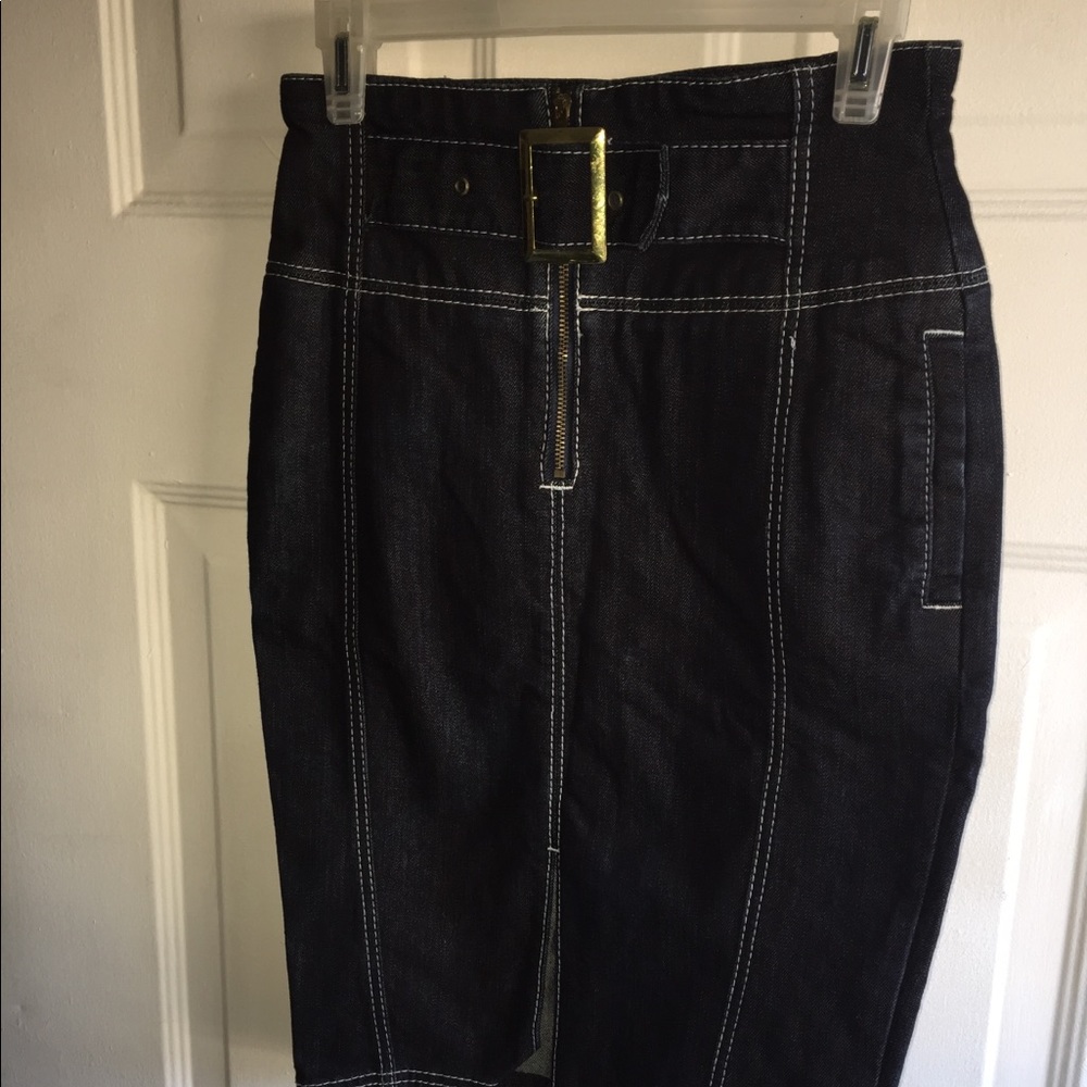 Red by Eckō denim skirt size 5.